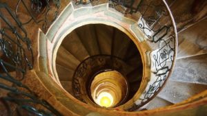 spiral staircase, austria, architecture